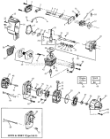 Page D Diagram and Parts List for XT125K  Weed Eater Trimmer